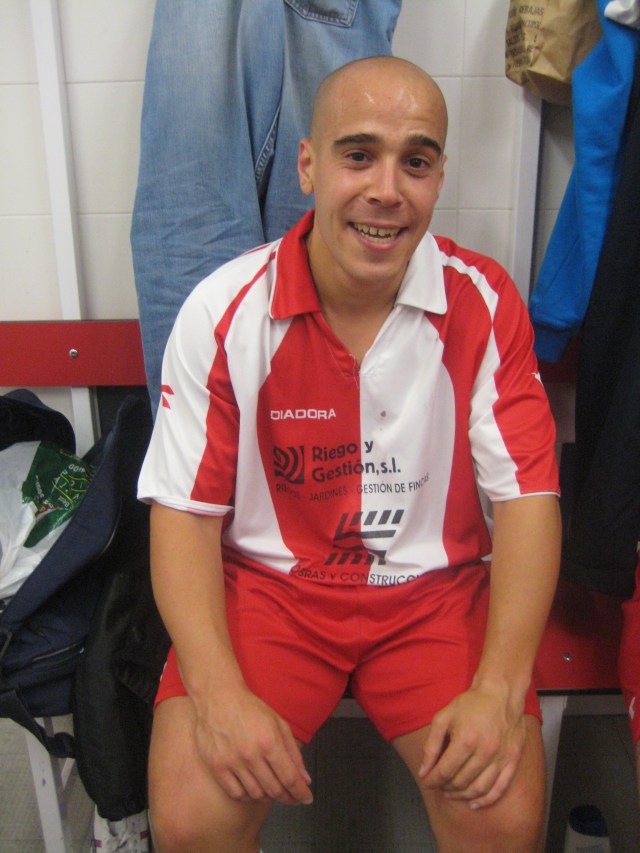 Rubén ha marcado uno de los goles