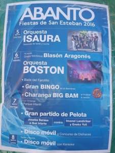 Cartel de fiestas. San Esteban 2016