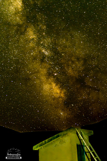 La Vía Láctea desde el pantano de Abanto