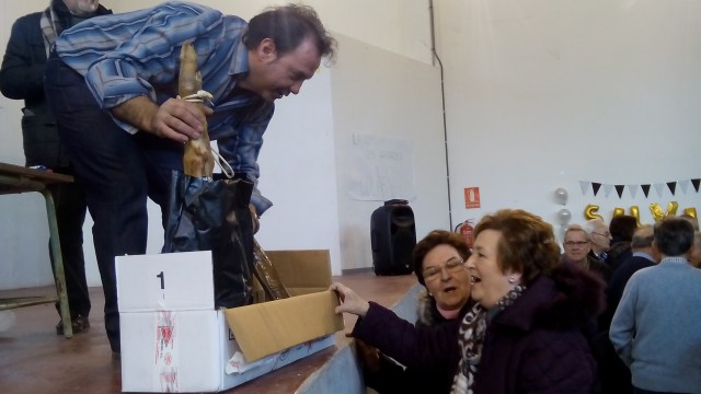 Juanita ganó la rifa