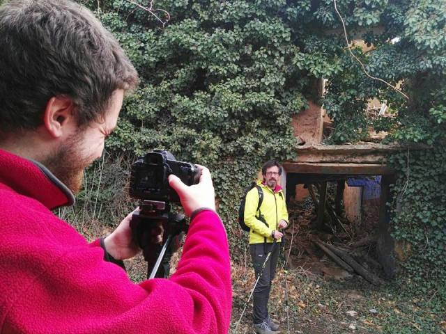 Un momento de la grabación (fuente: Chino Chano)