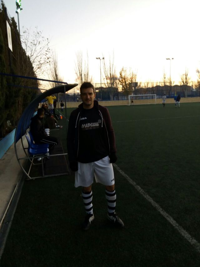 Roberto, una de las piezas básicas del Abanto C. F.