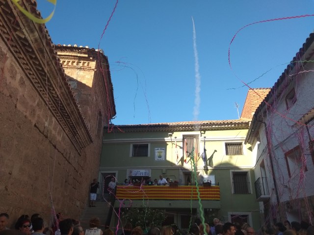 Chupinazo de San Esteban 2018. Abanto