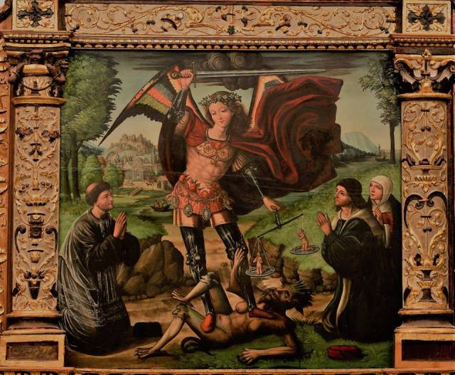 San Miguel y el diablo